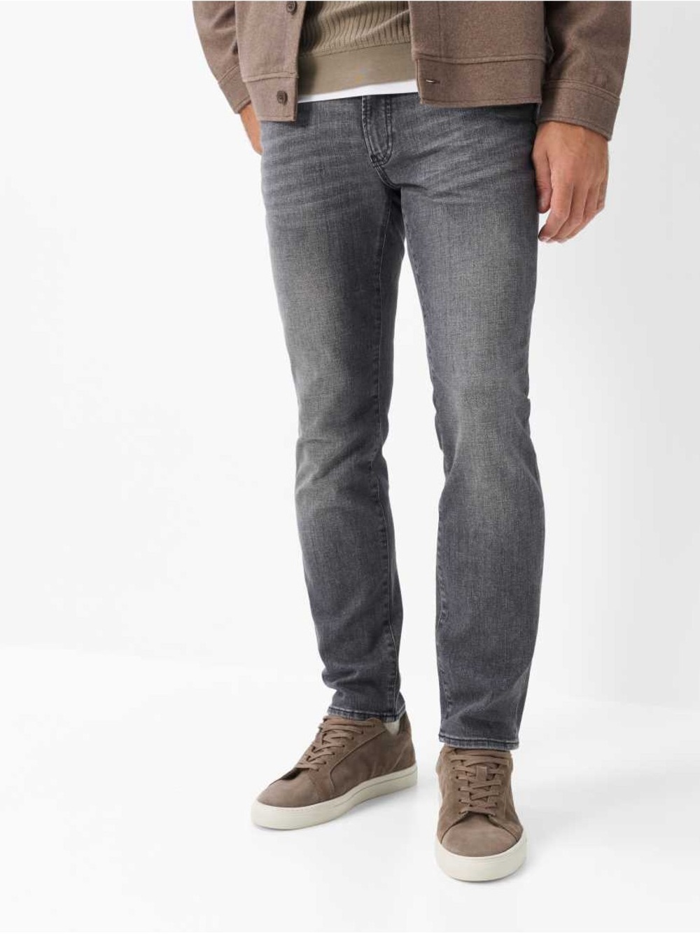 Brax Chuck Style Modern Slim Stretch Grey Men's Jeans